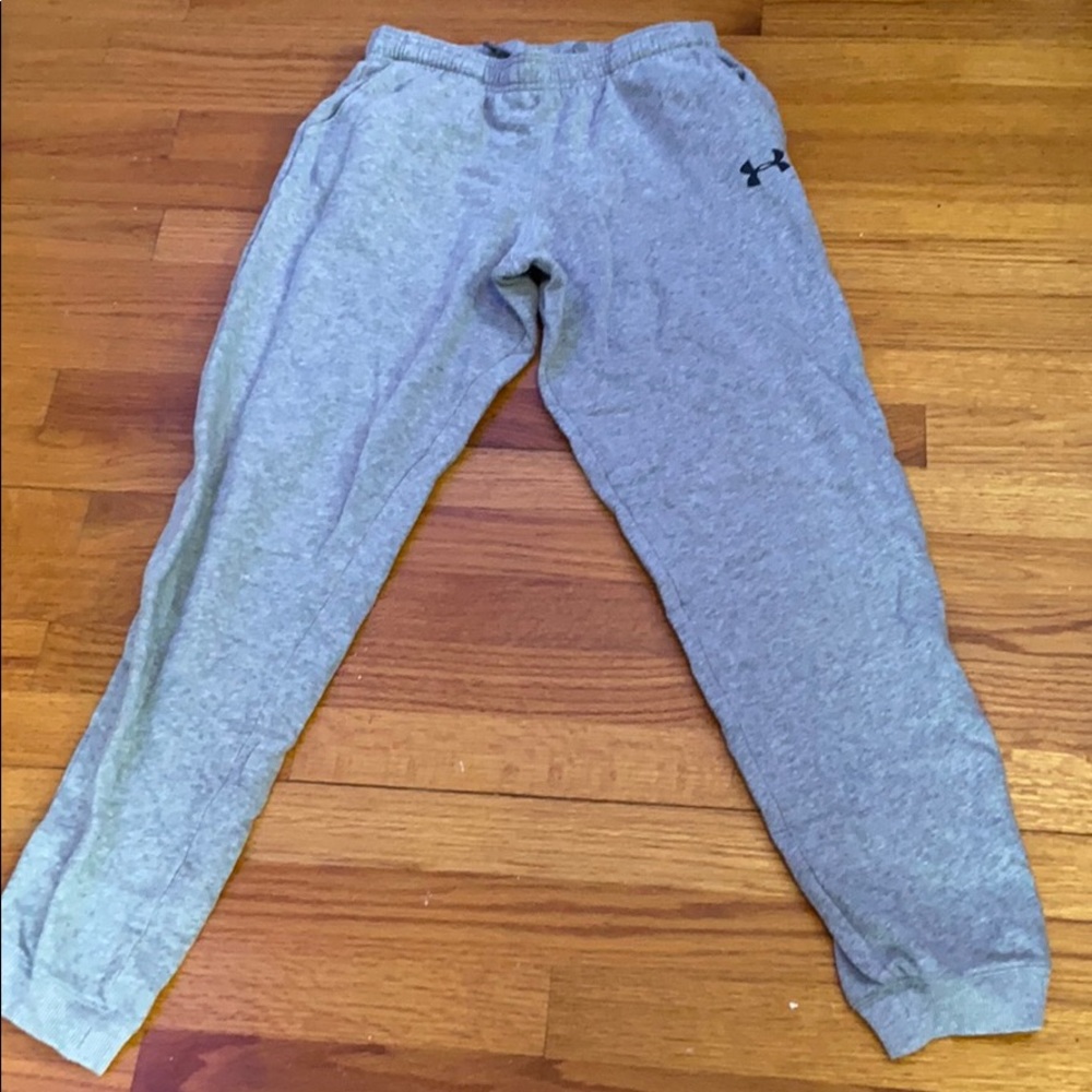 grey under armour sweats
